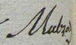 Signature Jean Baptiste Malzac